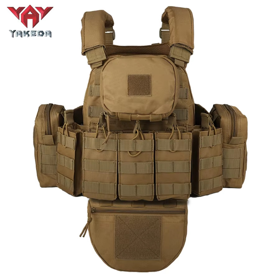 YAKEDA Five Piece Equipment Bag Training Vest, Detachable and Expandable, Waterp