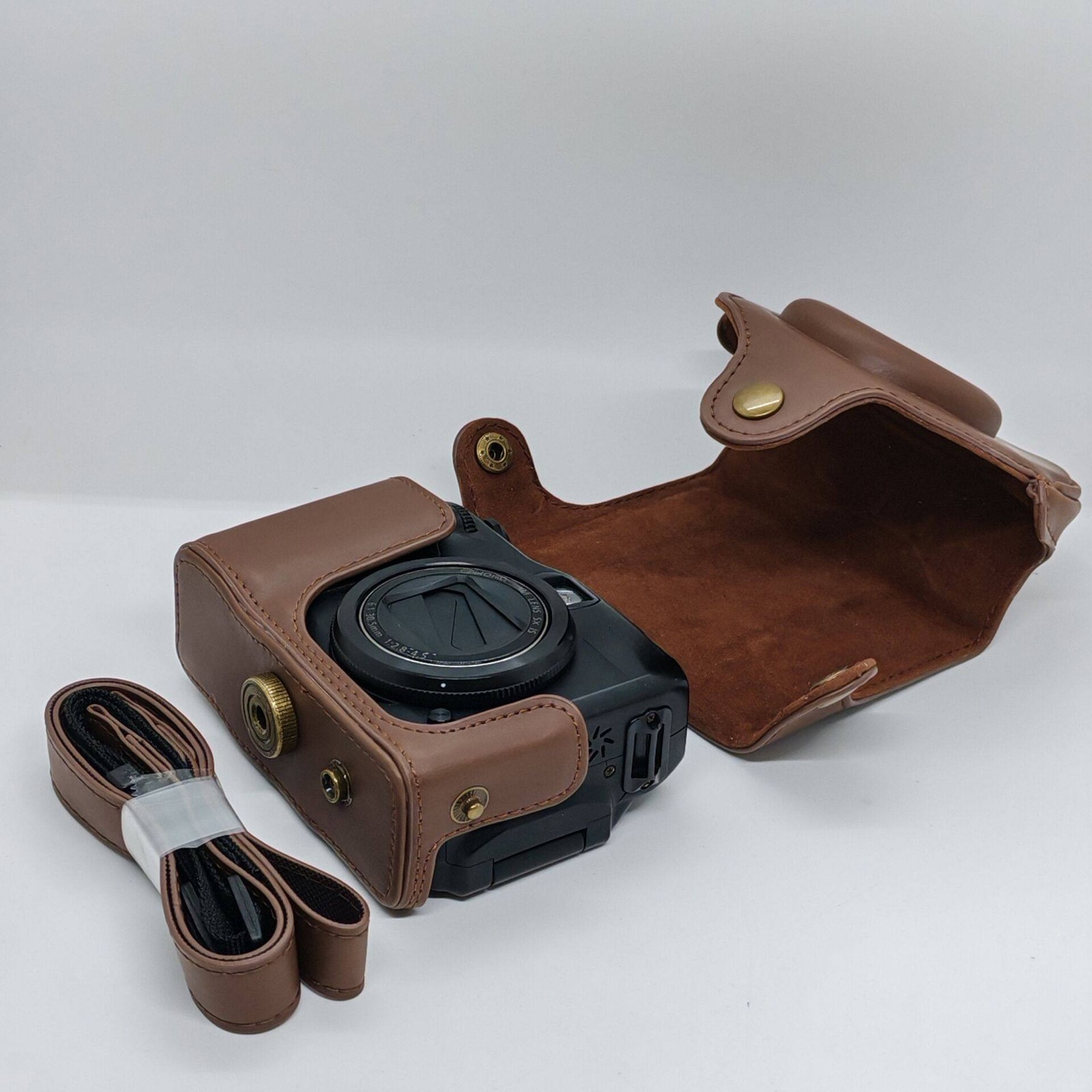 Camera Bag Protection Dock Case Base Leather Cover Shell For Canon G12 G11 G10