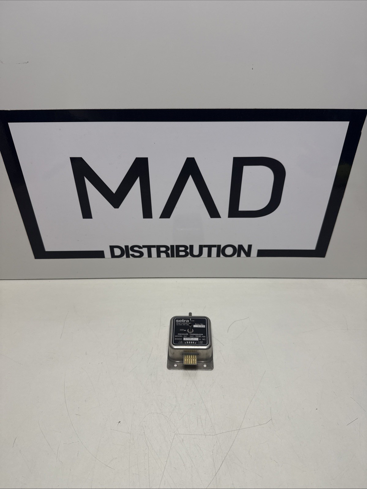 SETRA 12/24VDC 0T00.1 WC PRESSURE TRANSMITTER Model 261