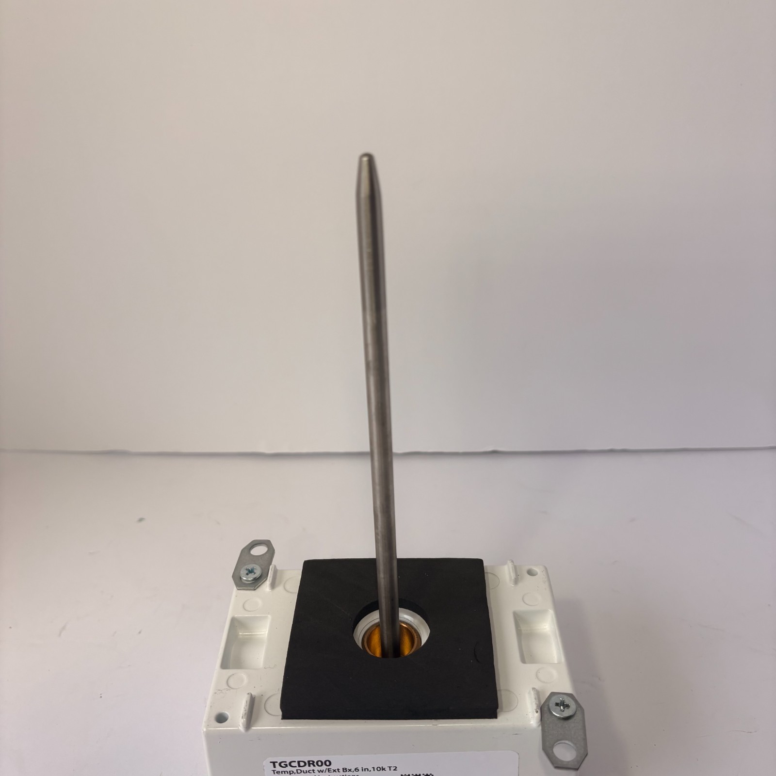 Veris TGCDR00 Duct Temperature Sensor 6" Stainless Probe 10k Type 2 Thermistor