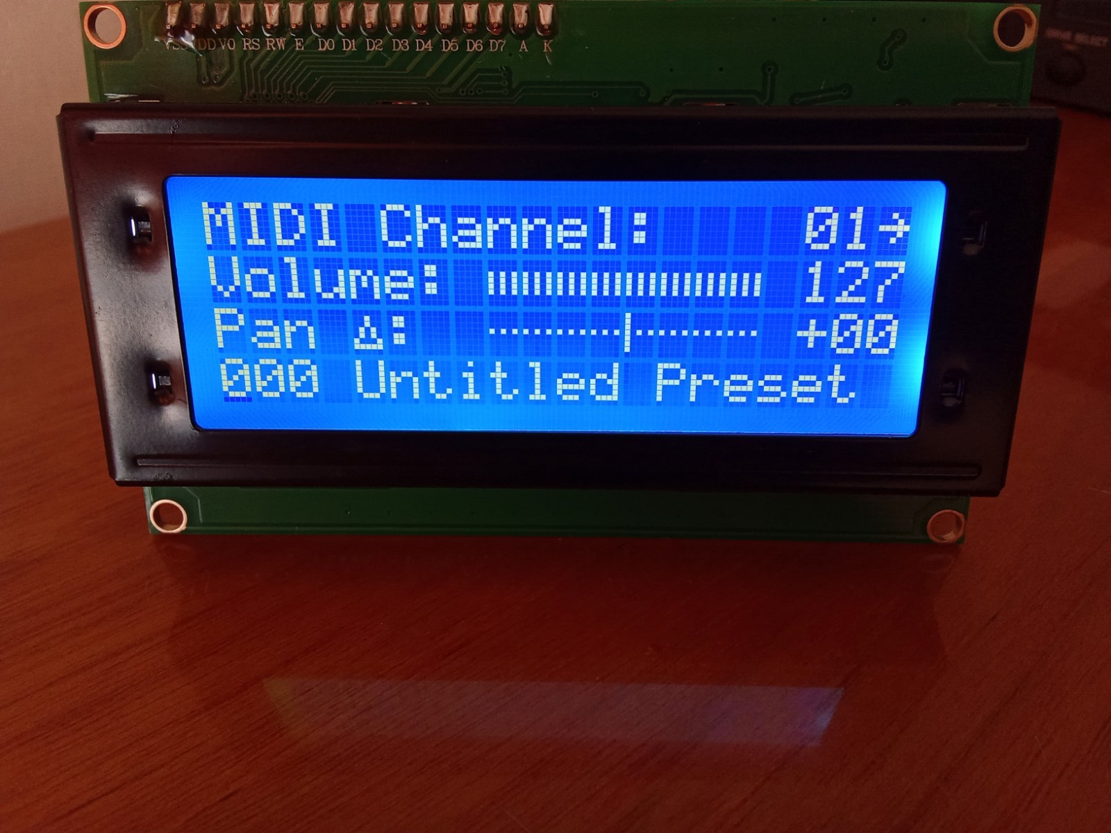 New lcd display for Emu Esi 2000 / Esi 4000