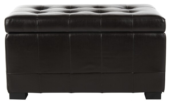 Safavieh MANHATTAN SM STORAGE OTTOMAN, Reduced Price 2172747730 HUD4201A