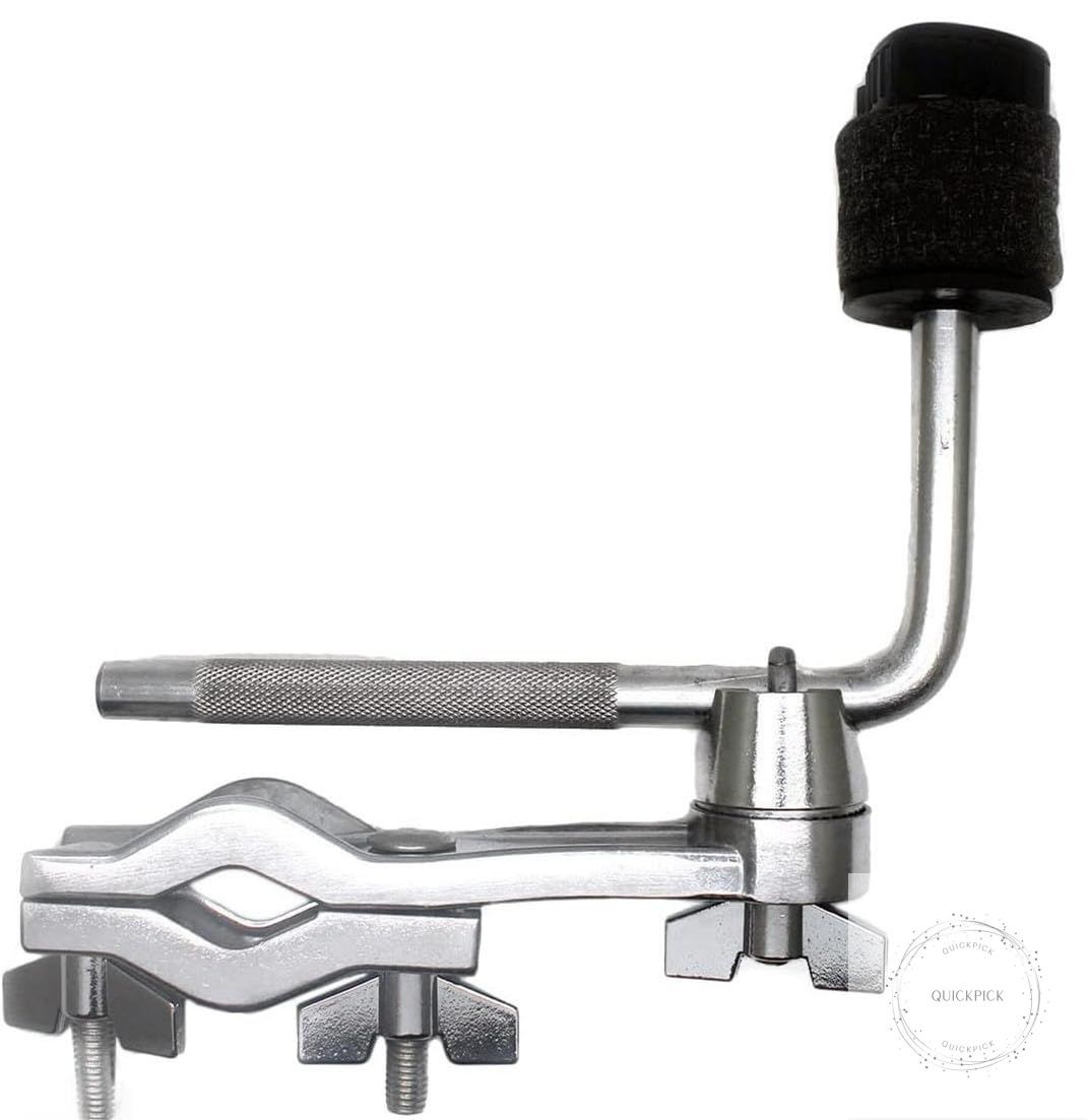 Drum Set Mounting Clamp Chrome Cymbal Boom Arm with Clamp Holder Bracket Percuss