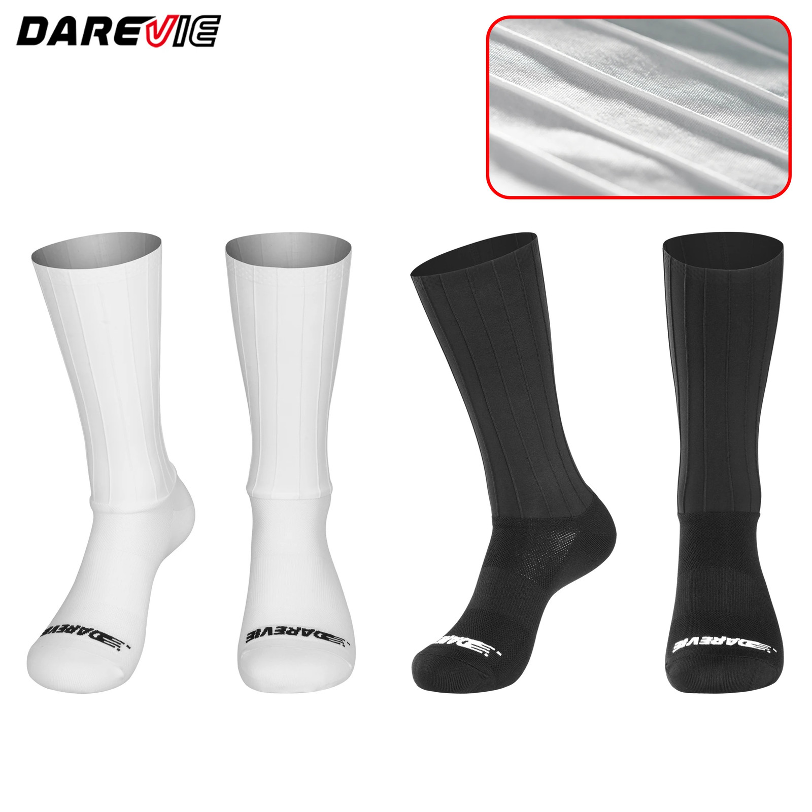 Men Cycling Socks AERO Pro Aerodynamics Socks Elastic Anti-Slip Outdoor Sports