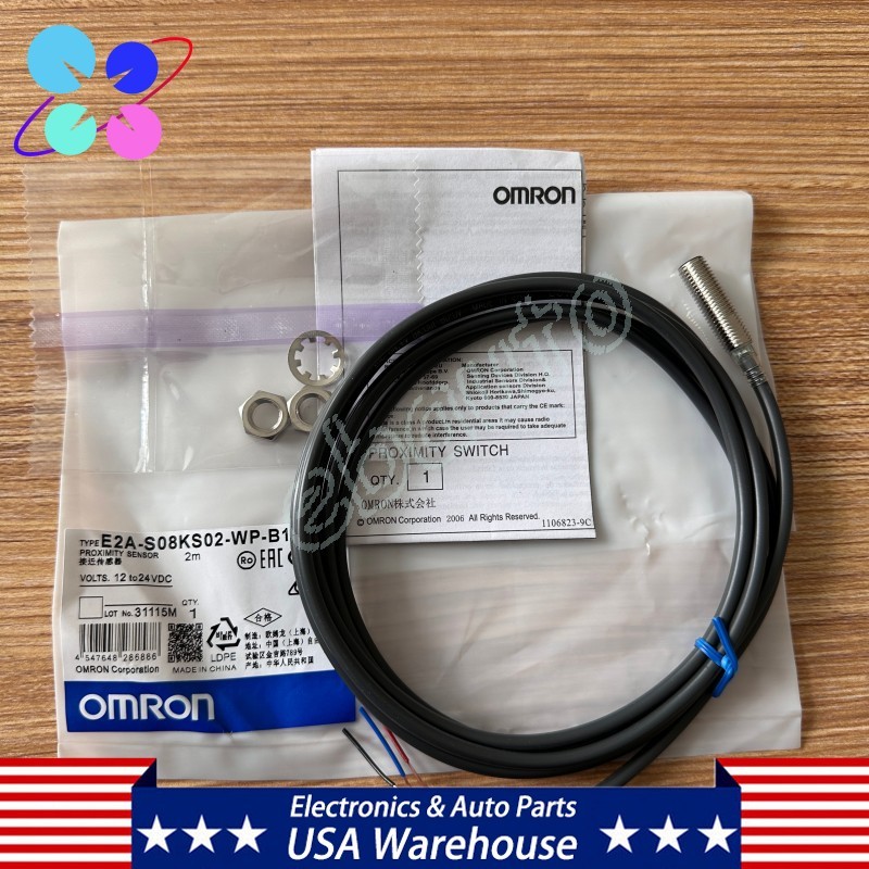 For Omron E2A-S08KS02-WP-B1 2M 12-24VDC Photoelectric Proximity Switch Sensor