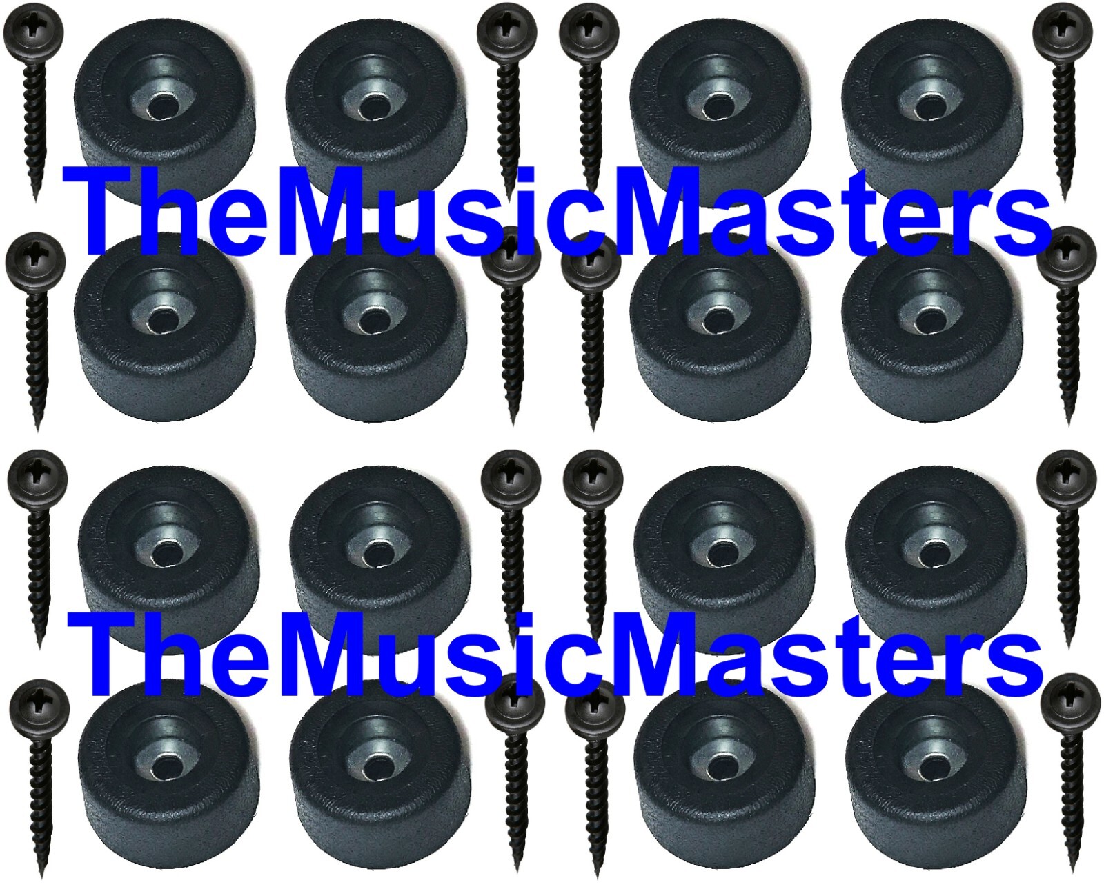 16X Rubber Road Case Cabinet Feet w/Screws 1.5 inch Speaker Box Foot Door Bumper