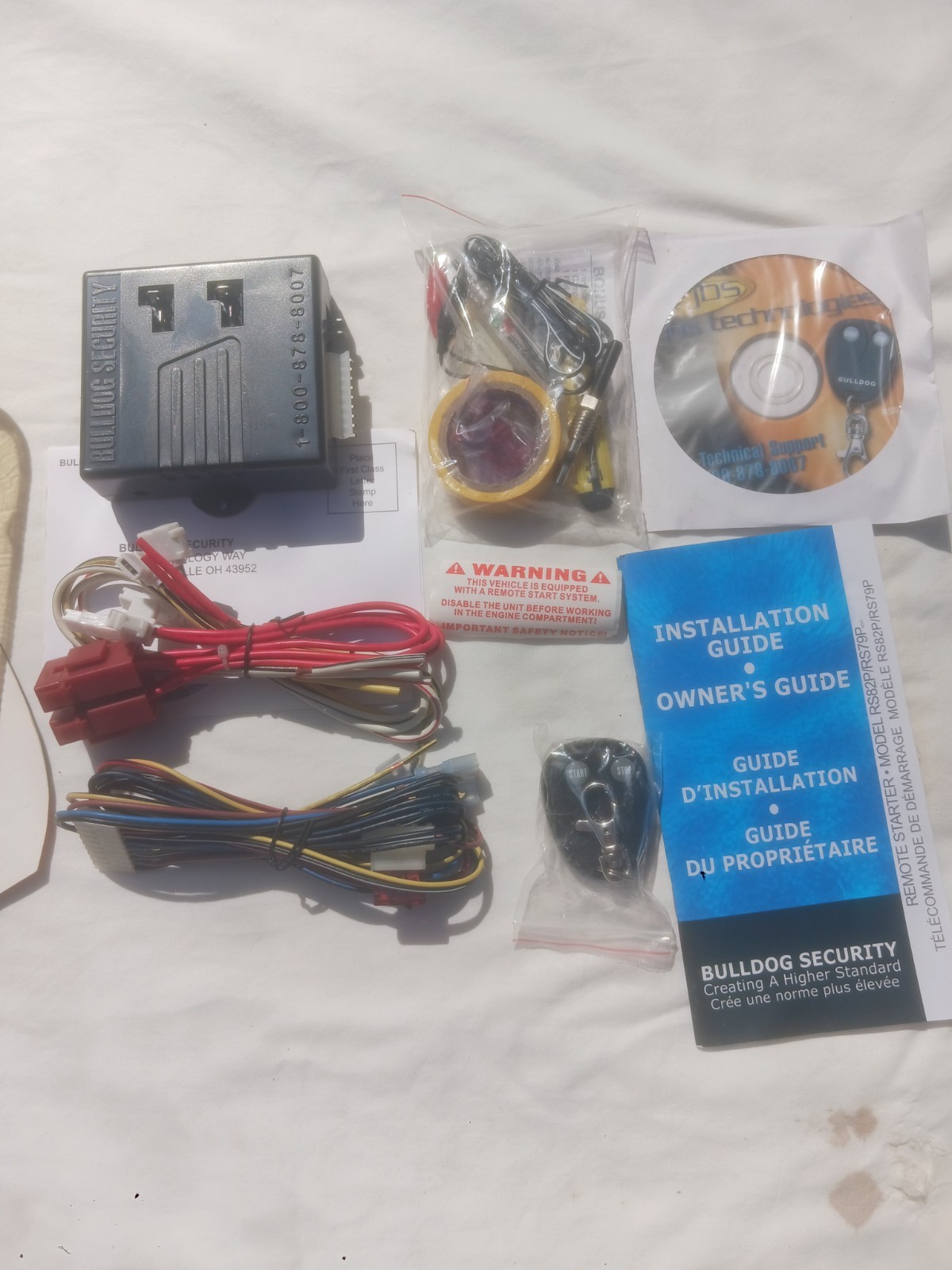 Bulldog Security Remote Vehicle Starter System Model (RS82) 400'range