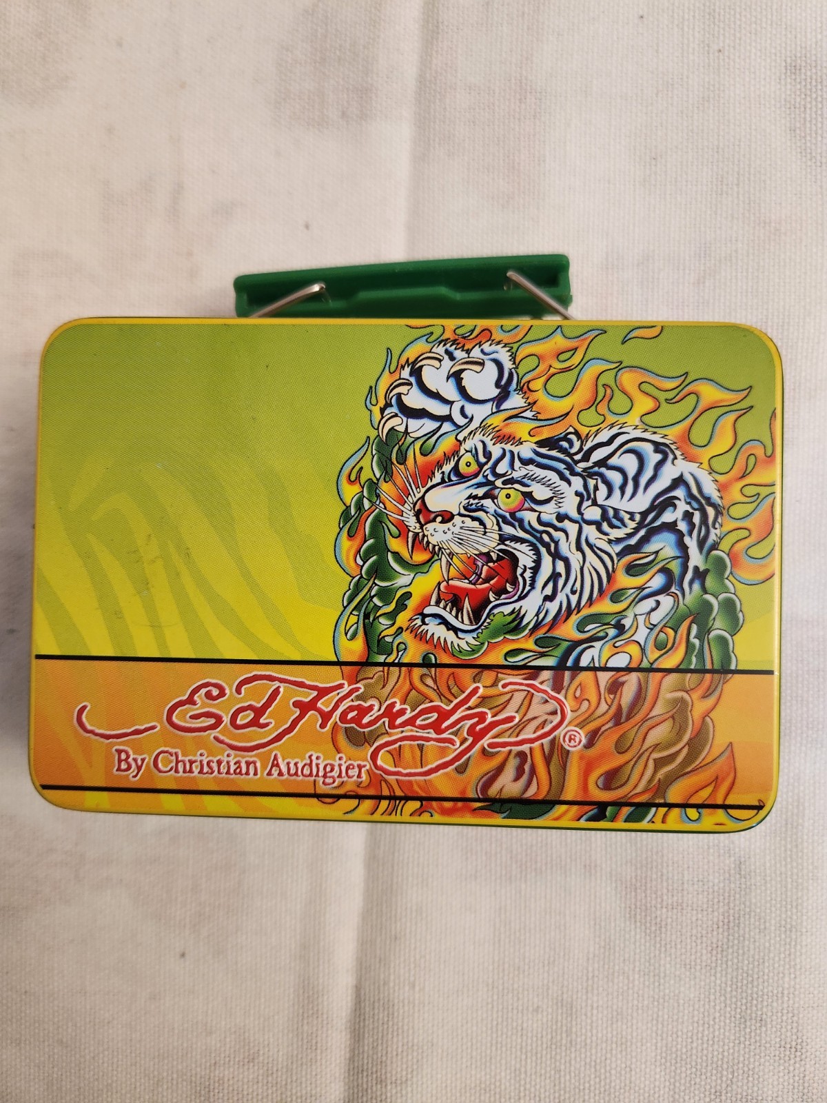 Ed Hardy By Christian Adigier Mini Lunch Box Tin