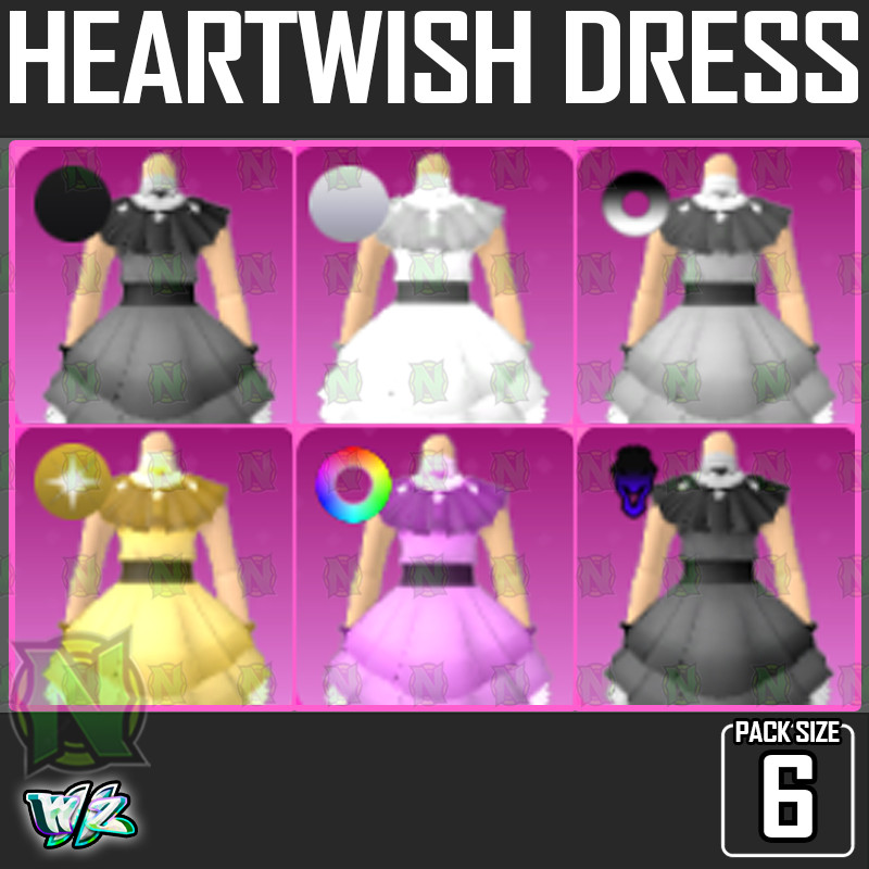 World Zero WZ - 6 PACK - HEARTWISH DRESS