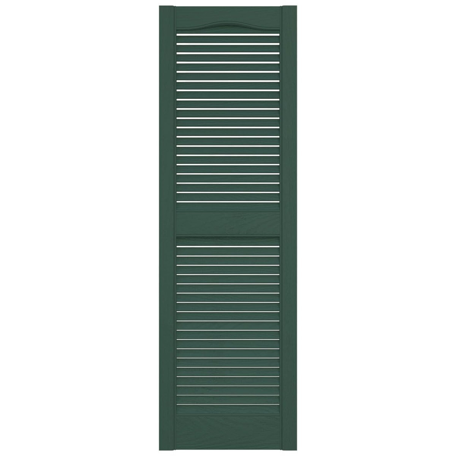 Ekena Millwork Lifetime Vinyl LL1S14X06000FG Standard Cathedral Top Center Mu...