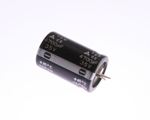 12x 4700uF 35V Radial Snap In Mount Electrolytic Capacitor mfd DC ECET35R472SW