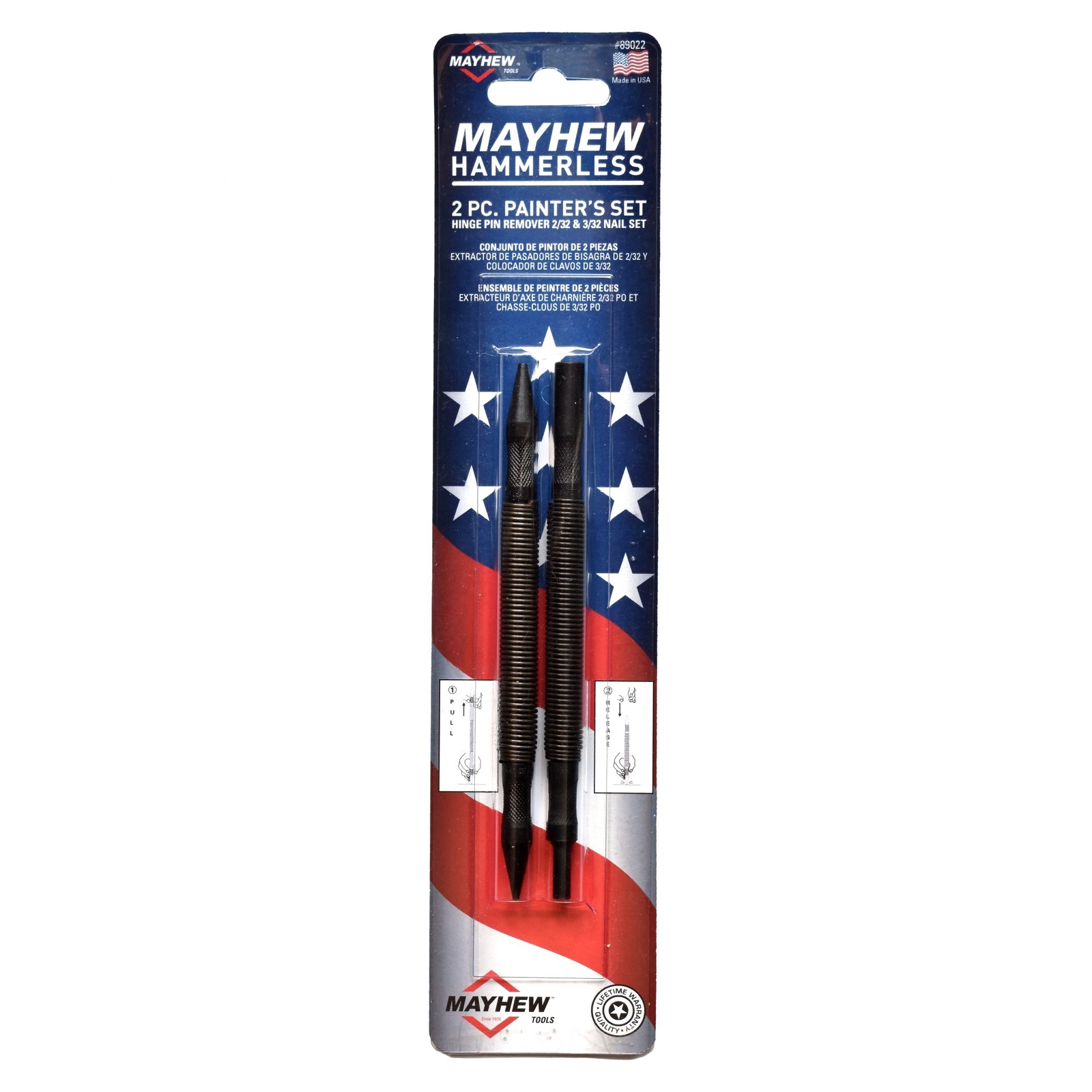 Mayhew 89022 Hammerless 2 PC. Painters Set