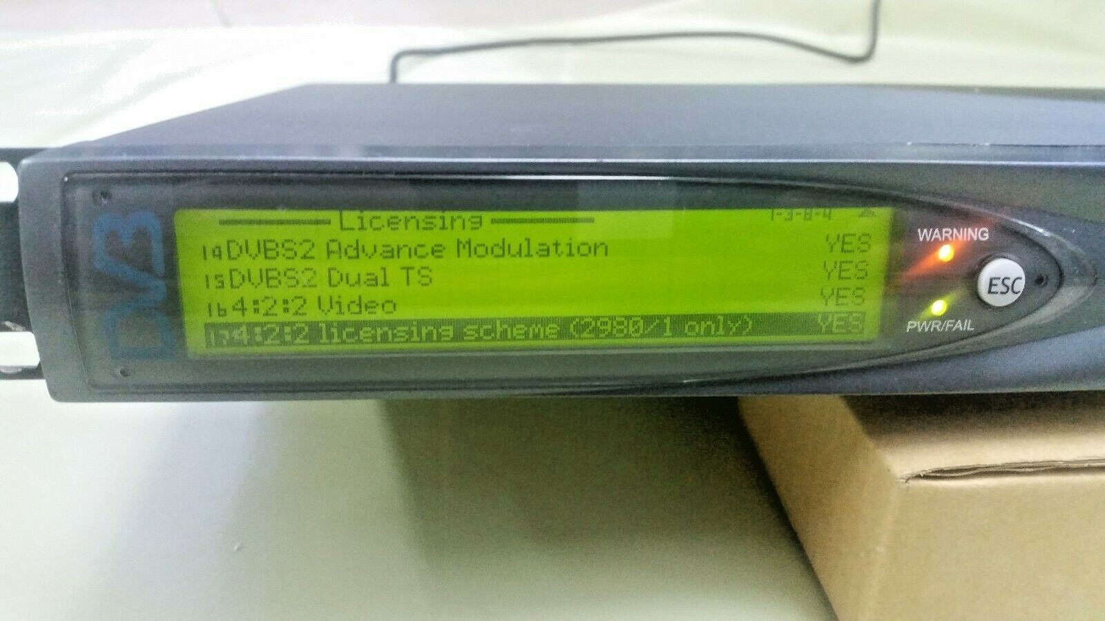 harmonic ird-2900 scopus professional receiver decoder dvb ird-2961 DVB-IP