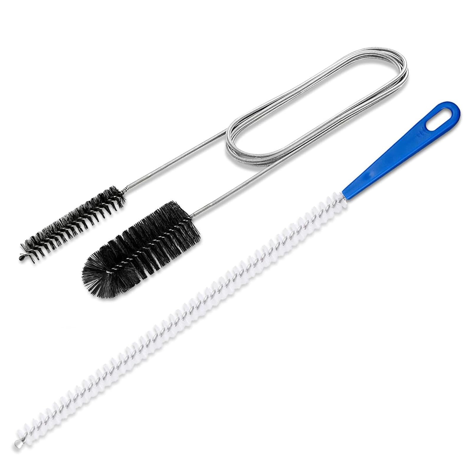 Flexible Extra Long Drain Brush, Unblocker Tools,61 inch Pipe Black