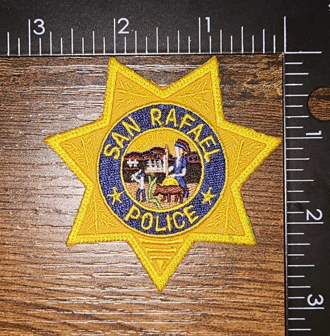 San Rafael Eureka California Police Star Patch Obsolete Badge