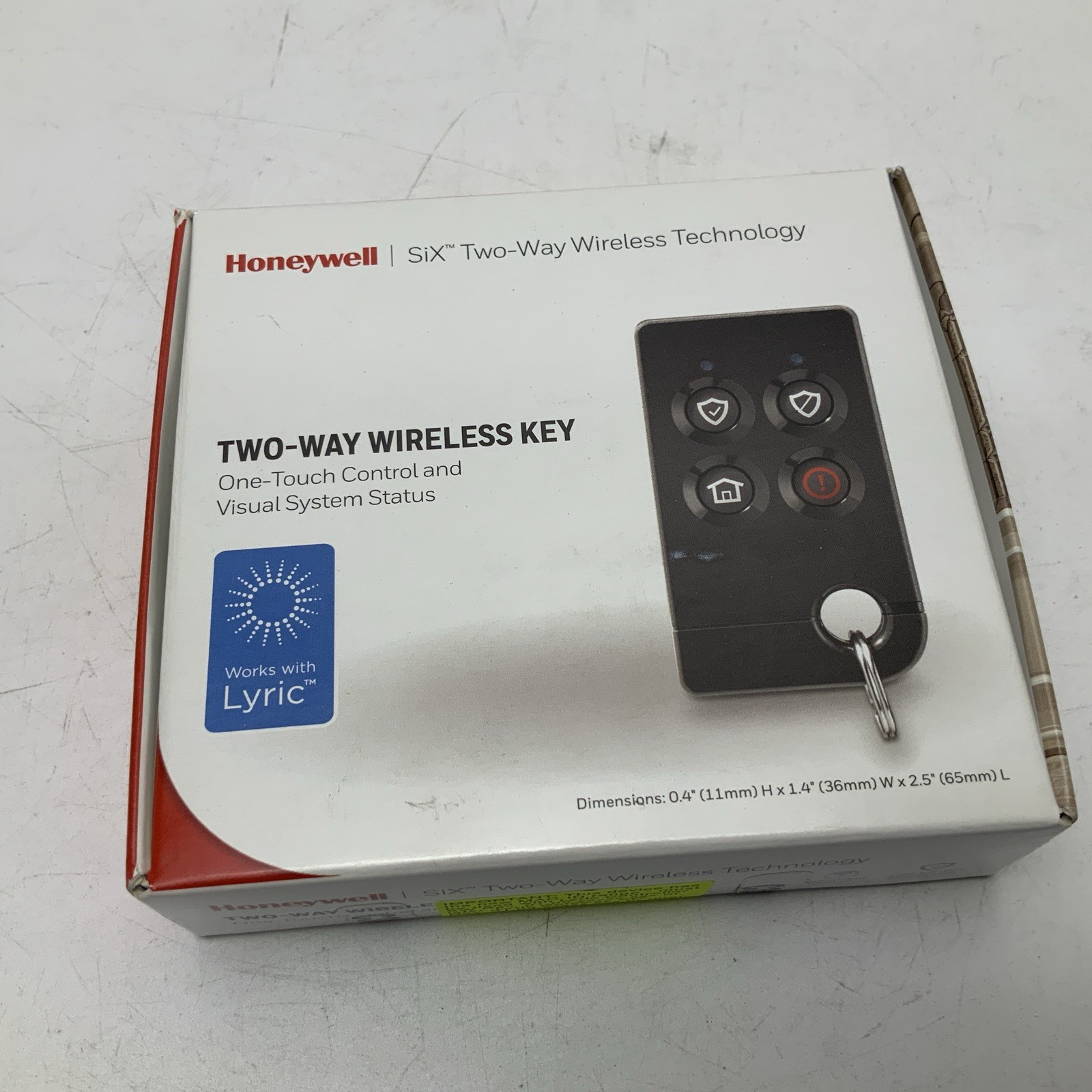 NEW HONEYWELL SIX TWO-WAY WIRELESS KEY C317 SIXOB SIXF0B