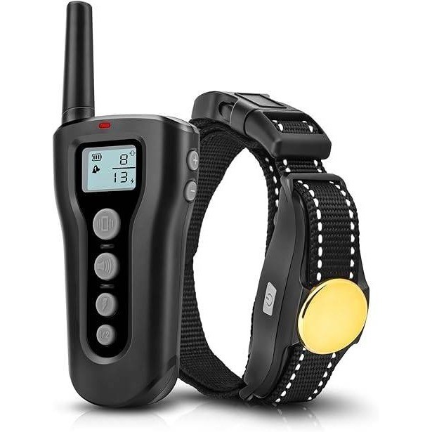 Bousnic Dog Training Collar Remote Electric Shock Waterproof Rechargeable Tested