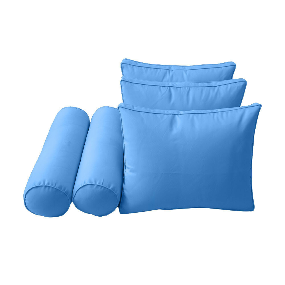 |SLIPCOVER ONLY|S3 Daybed Mattress Bolster Backrest Covers Piped Trim Crib AD102