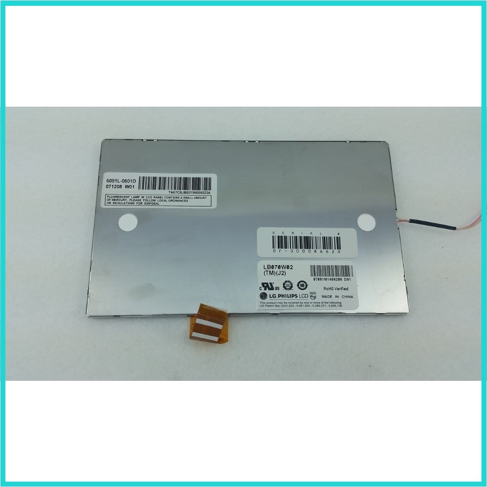 Original LB070W02 (TM) (J2) LCD Display Screen for LG Display