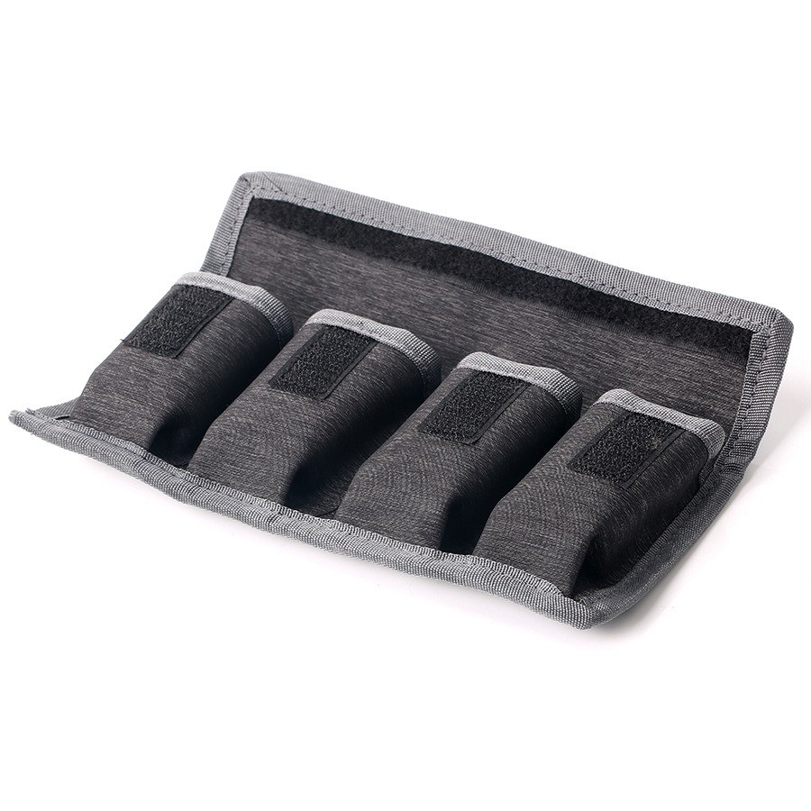 Thickened Waterproof Fabrics Battery Storage Bag 4or2 Pouches Organizer