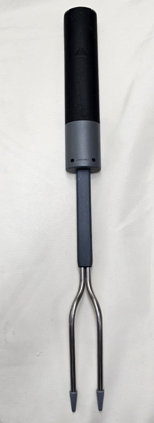 Brookstone Digital Grill Meat Thermometer Fork Backlit LCD Black