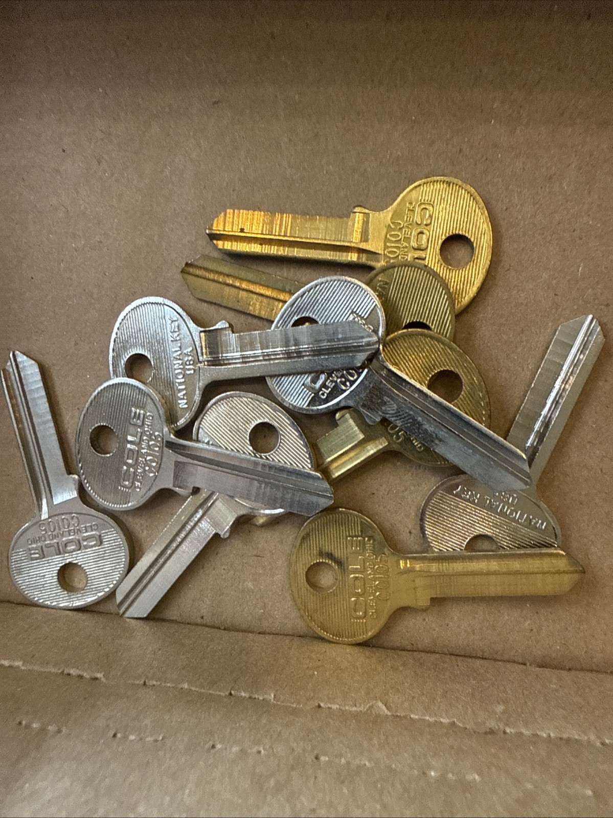 Lot Of 7: COLE National Key C0105 Key Blank