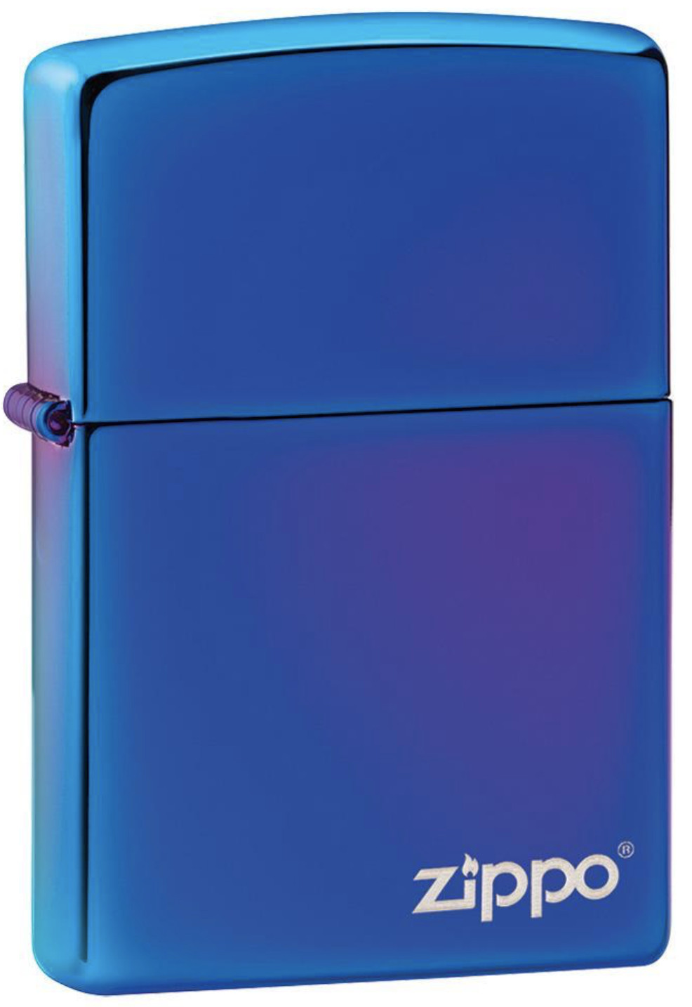 Zippo Windproof High Polished Indigo Lighter With Zippo Logo 29899ZL New In Box