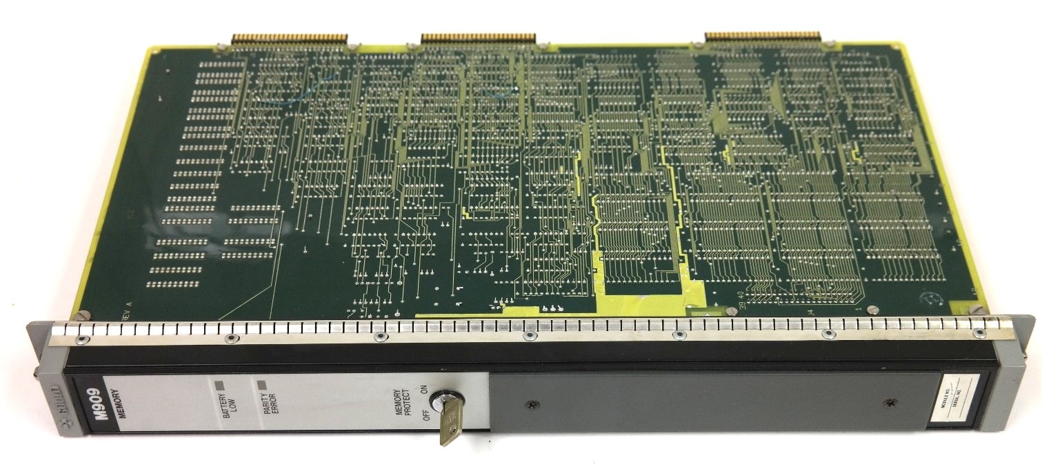 GOULD MODICON M909-000 MEMORY MODULE REV A WITH KEY PCBM909000