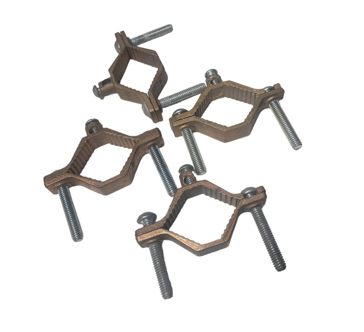 C22 Bronze Grounding Clamp 10-2, 1-1/4" - 1-1/2"- 2" (LOT OF 4)🔥Fast Shipping🔥