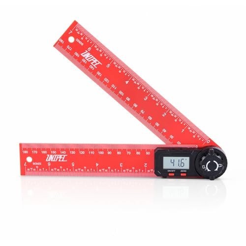 Digital Angle Finder Protractor 7 Inch LCD Display 0.1 Degree Resolution Lock