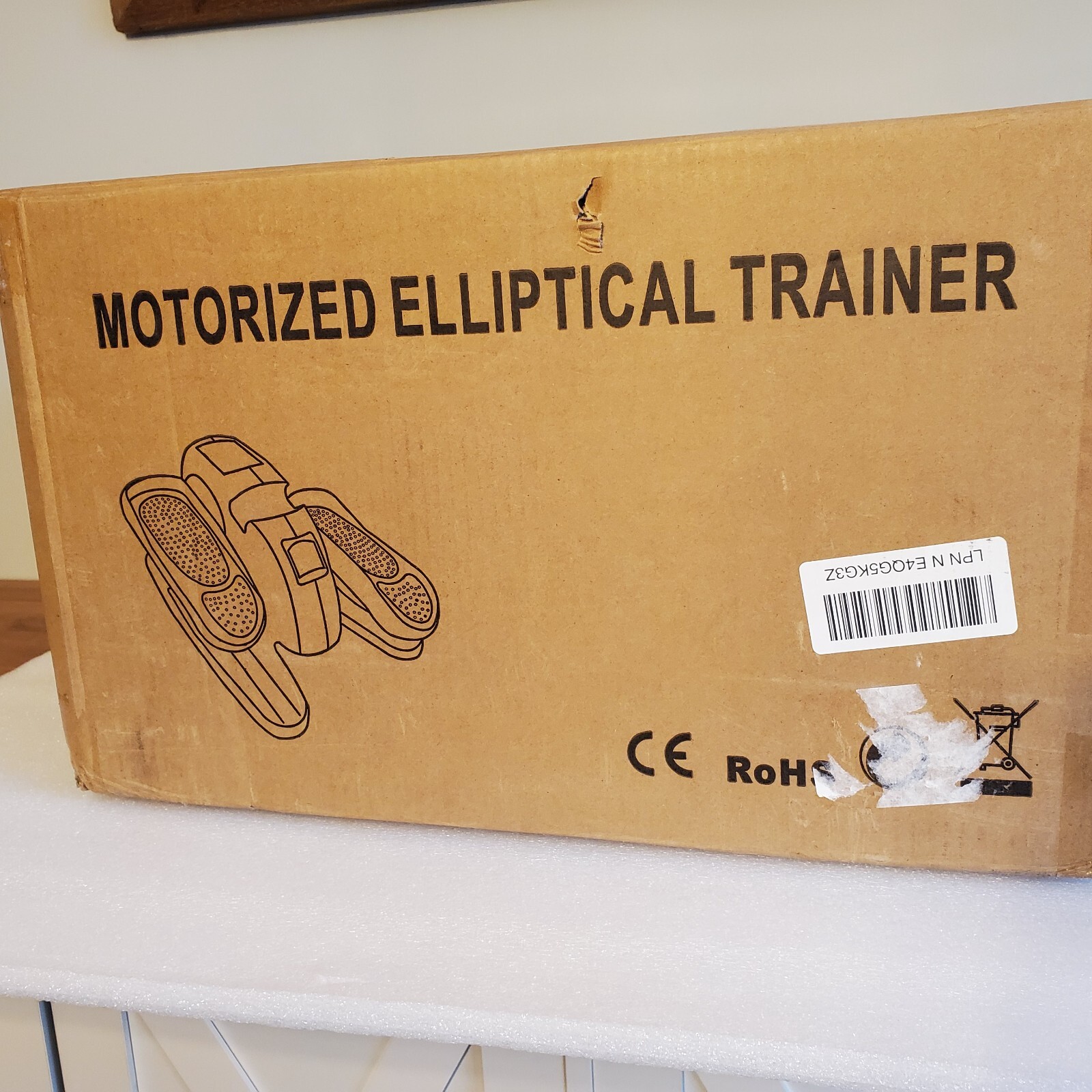Putnen Under Desk Elliptical Electric Ellipse Leg Exerciser Machine
