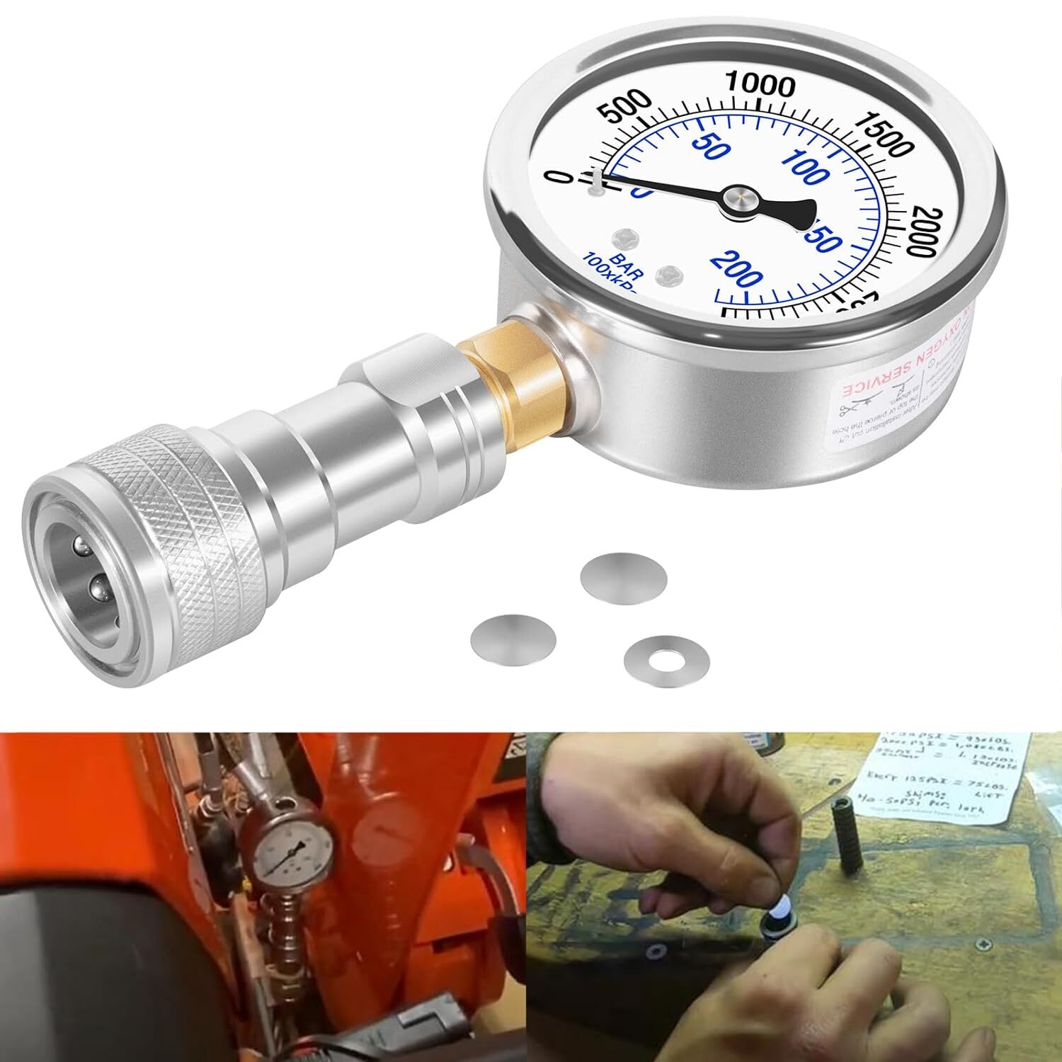 Pressure Boost kit for Kubota B Pressure Gauge (2016 and Older BX) and Hydraulic