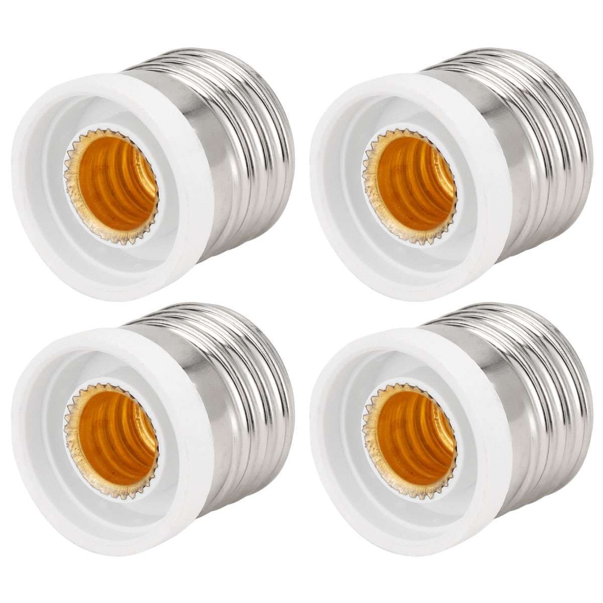 1-20x Light Bulb Socket Adapter Medium Base E26 to Candelabra E12 Screw Reducer