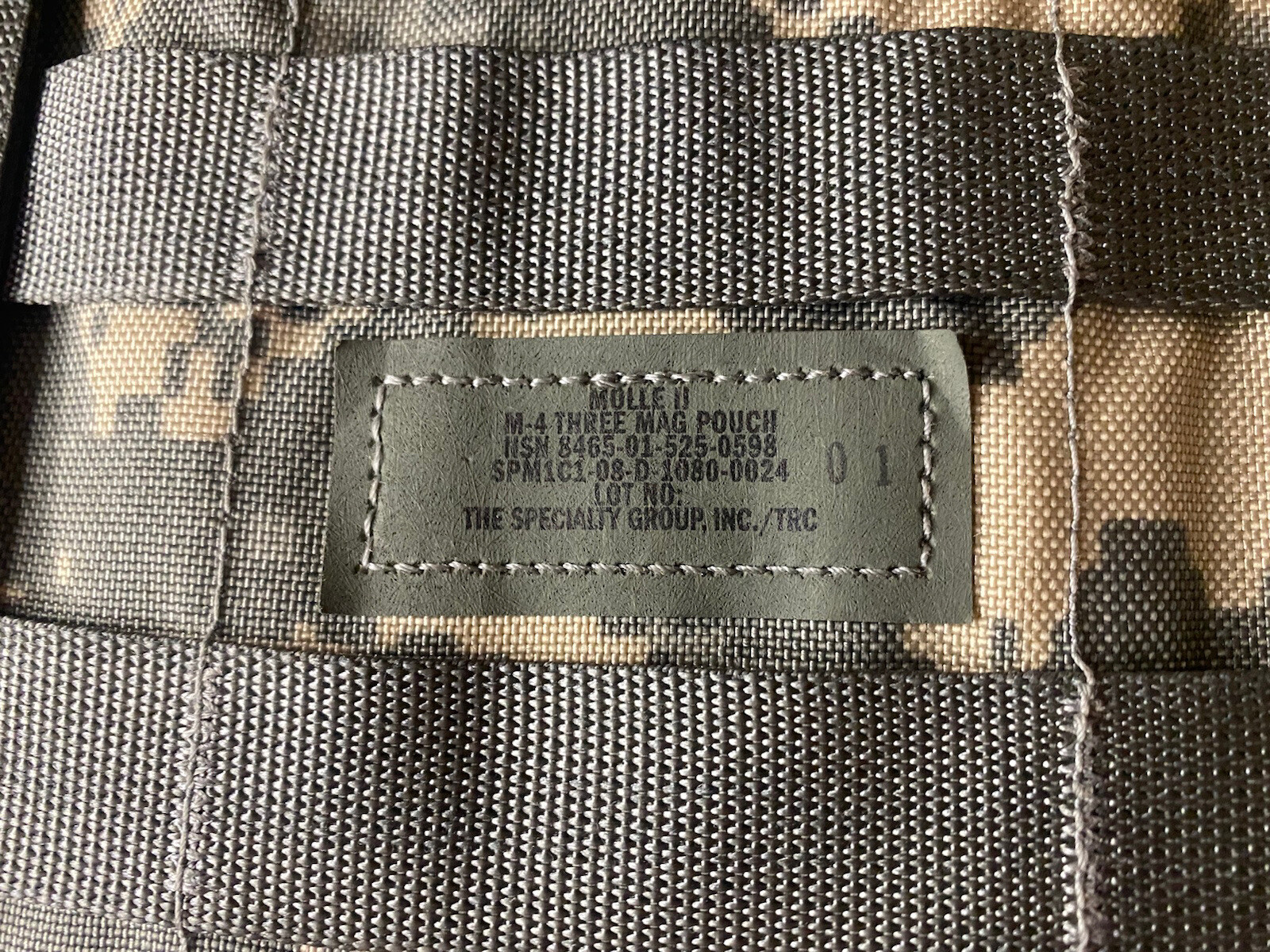 USGI Molle 2 UCP ACU Triple Magazine Pouch
