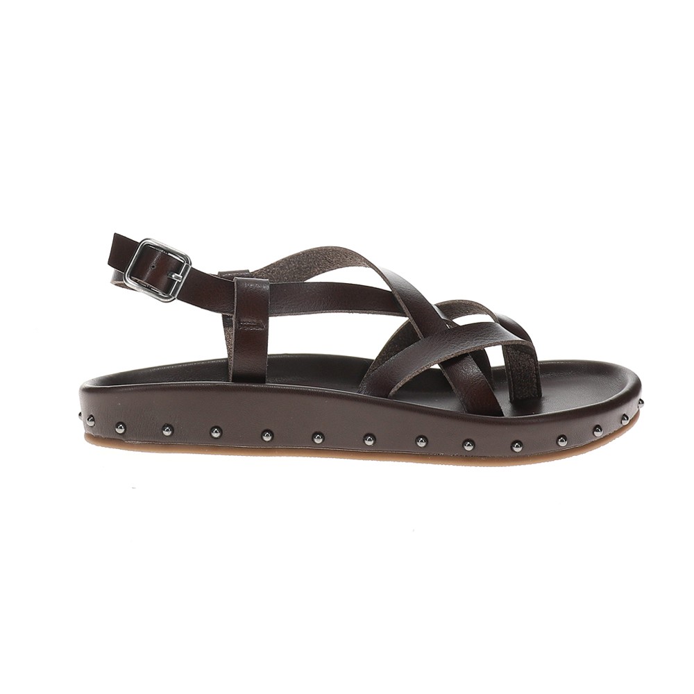 MIA Zurie Studded Slingback Strappy  Womens Brown Casual Sandals ML2675S-DBR