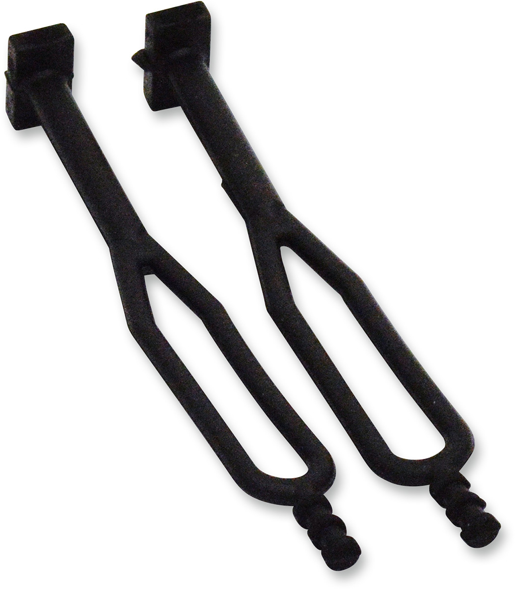 Moose Offroad 1904-0102 Replacement Rubber Strap Set Black