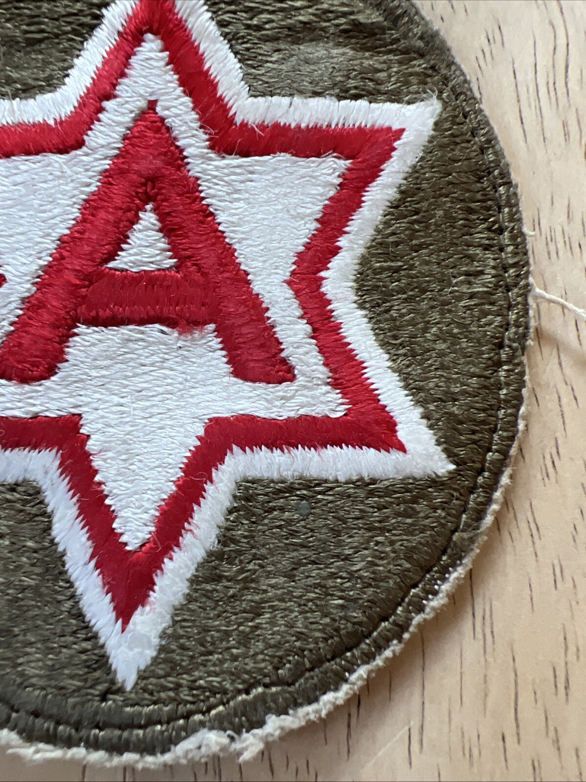 WW2 U.S. Army 6th Army Uniform Patch