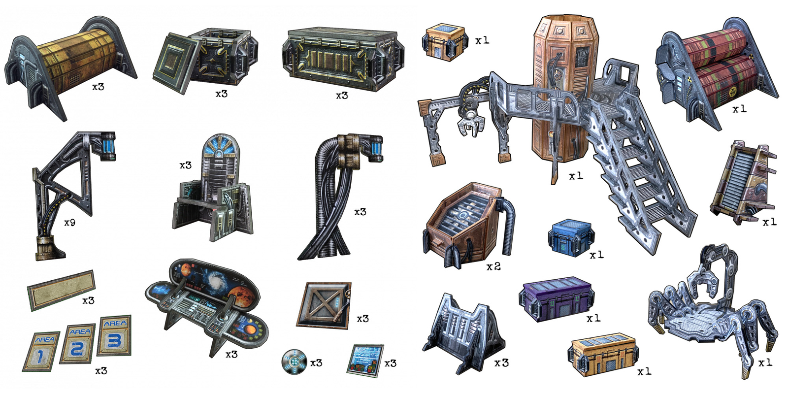 PRESALE Gothic Cityscape Terrain Set Warhammer 40k Necromunda Battle System THG