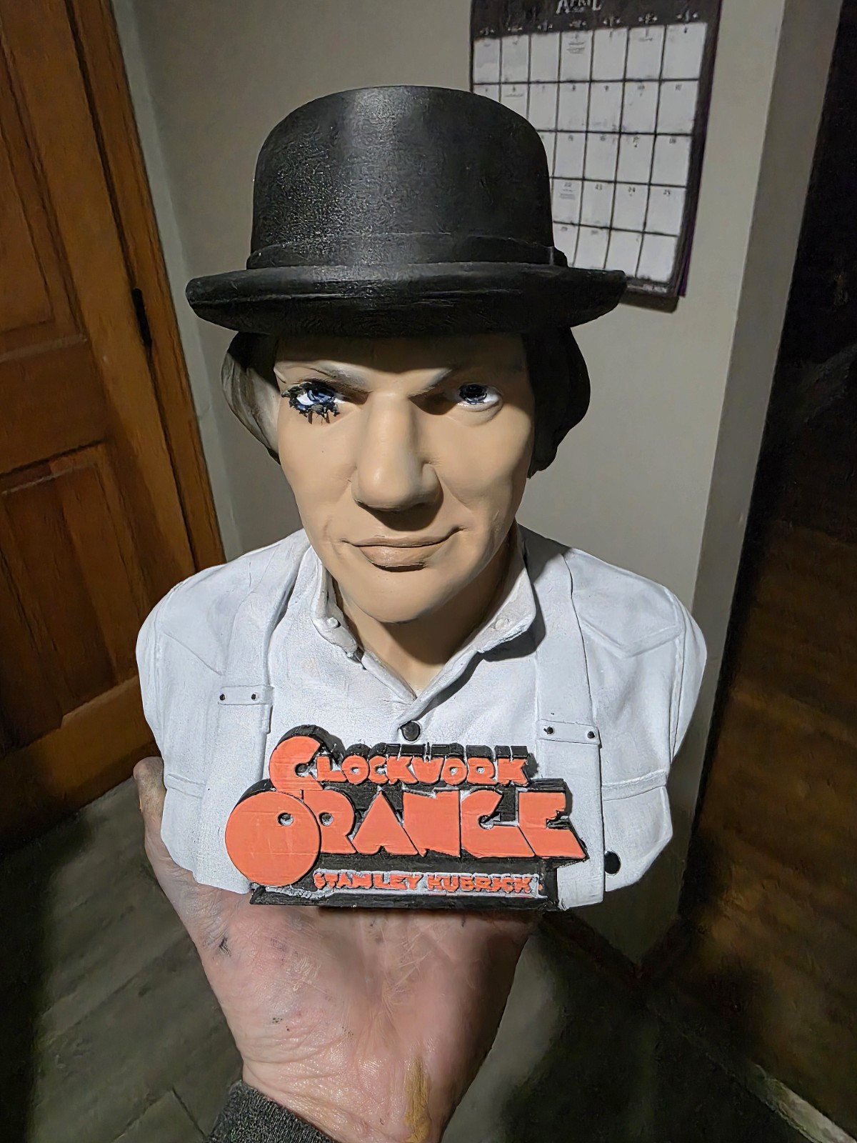 Stanley Kubricks Clockwork Orange Alex Bust Cult Classic Memorabilia Figurine