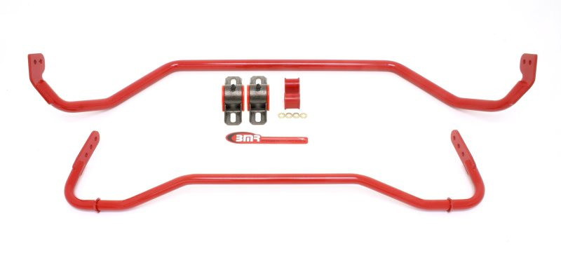 BMR For 08-09 Pontiac G8 Front & Rear Sway Bar Kit W/ Bushings - Red