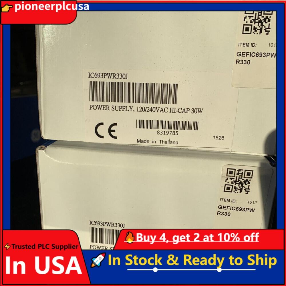 New Sealed GE Fanuc IC693PWR330J Power Supply Module US Free TAX