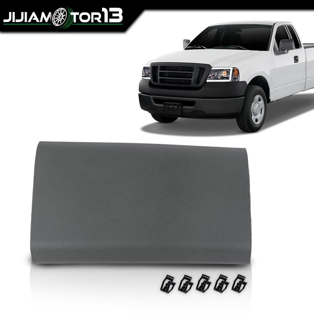 Fit For 04-08 Ford F-150 Dash Bezel Panel Passenger Cover Upper Glove Box Gray