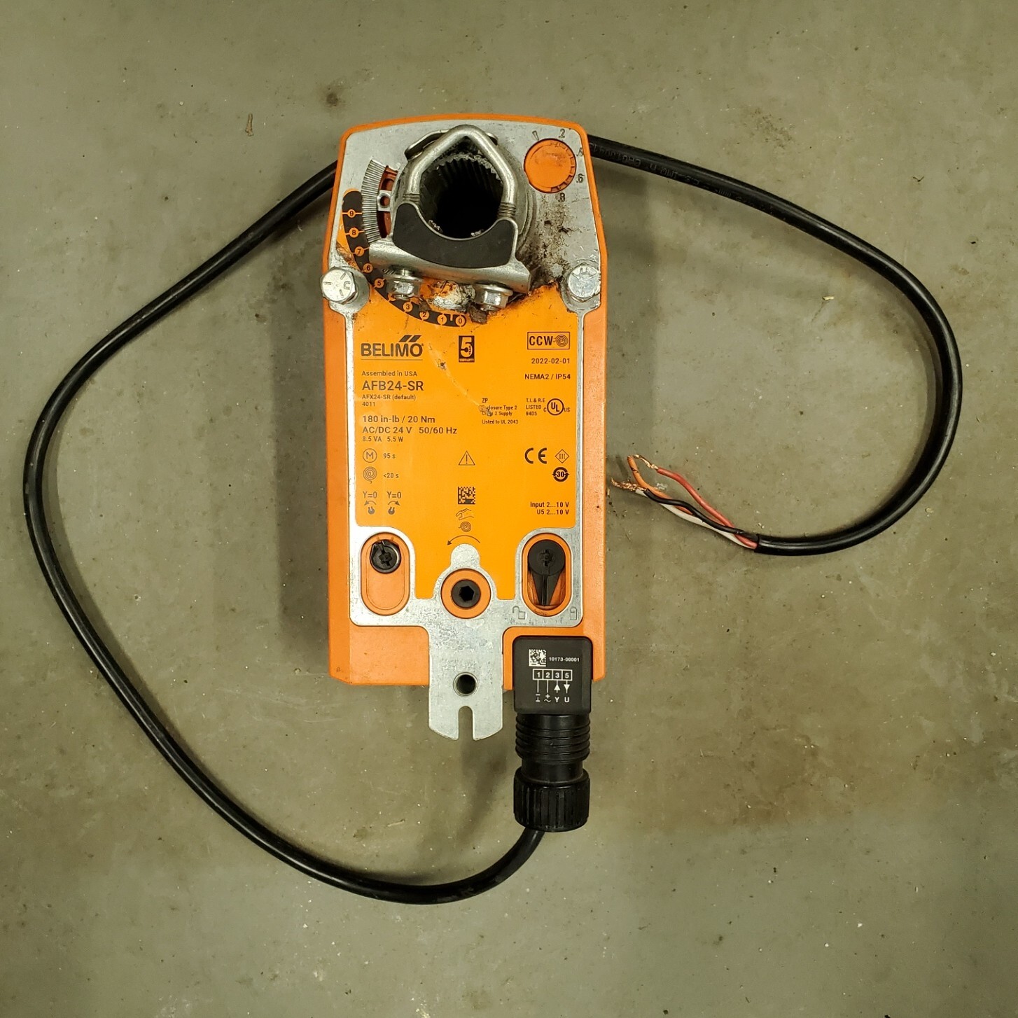 Belimo AFB24-SR Spring Return Proportional Damper Actuator 24V - DoM: 2022