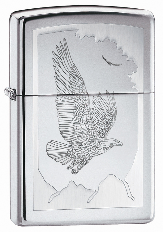 Zippo Windproof Eagle Lighter, Birds Of Prey, 21069, New In Box