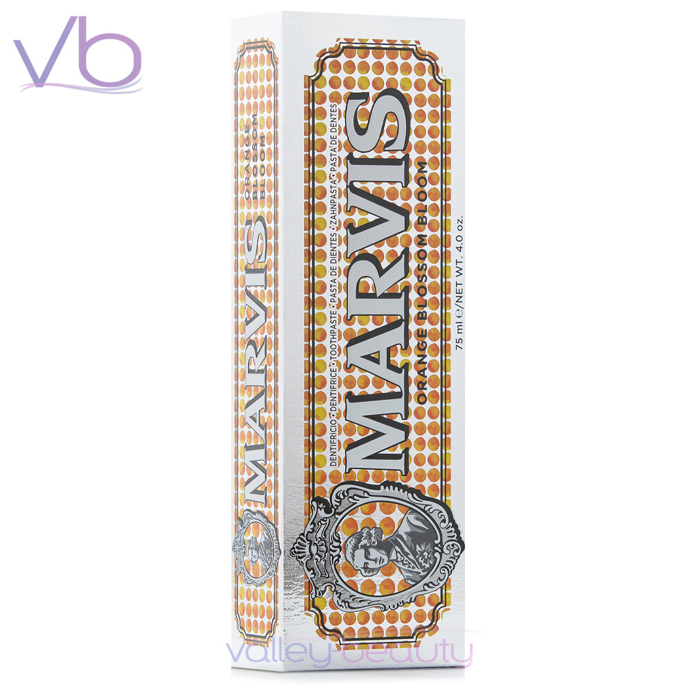 MARVIS Limited Edition Orange Blossom Bloom Toothpaste with Floral Tones, 75ml