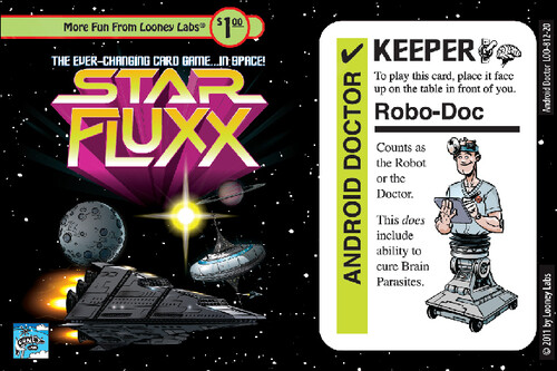Star Fluxx: The Android Doctor Promo Card Looney Labs