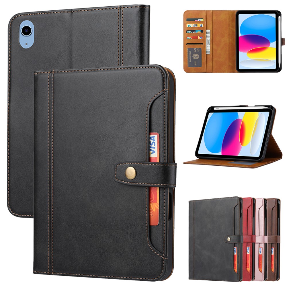 Leather Flip Smart Case Cover for iPad 7th 8th 9th 10th 11th Gen W/Pencil Holder