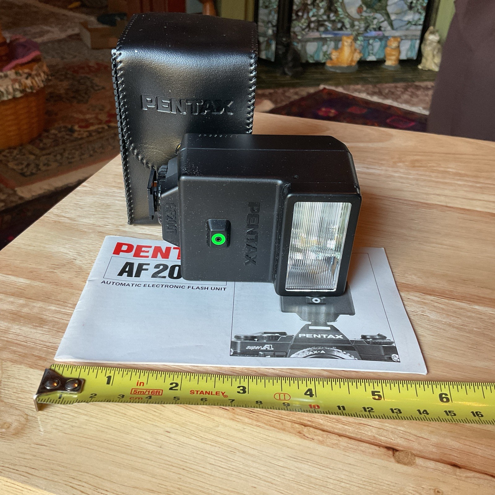 Pentax AF 200T Automatic Electronic Flash Unit Plus Book