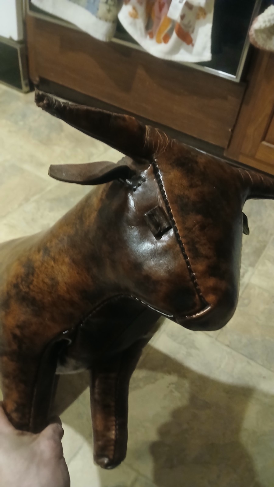 1960s Dmitri Omersa Leather Bull