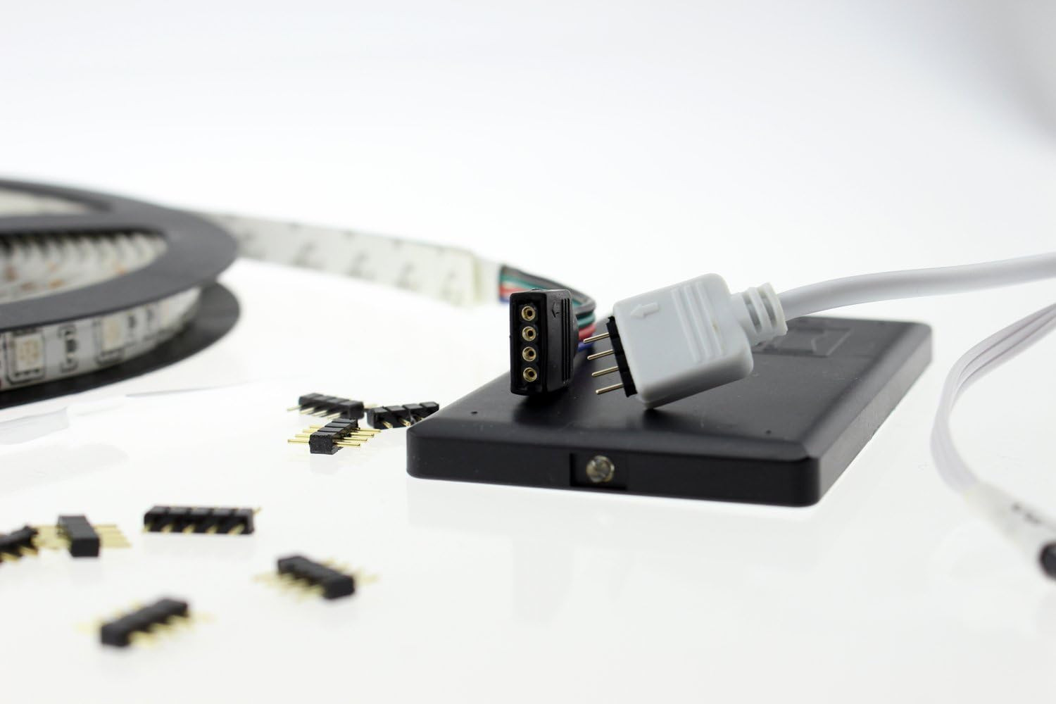 20 PCS 4 Pin Male Connector Connecter for 3528 5050 SMD RGB Led Strip Lighting